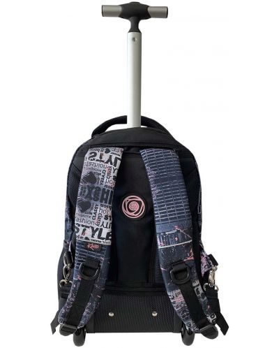 Σχολική τσάντα με ρόδες Kaos 2 σε 1 - New York - 4