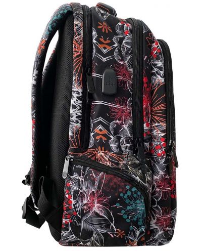 Σχολική τσάντα  Kaos Urban - Dharma, 3 θήκες - 3