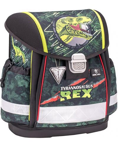 Σχολική τσάντα-κουτί Belmil - World of T-rex, με σκληρό πάτο - 1