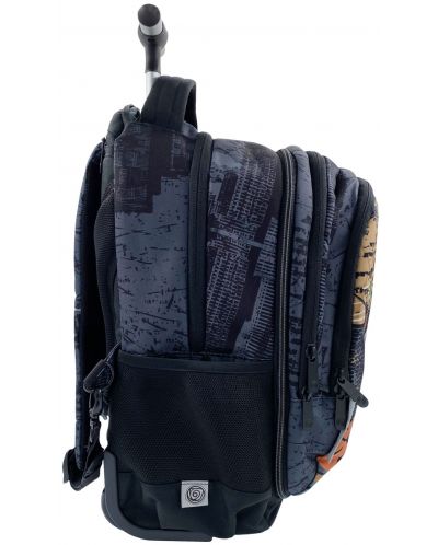 Σχολική τσάντα με ρόδες Kaos 2 σε 1 - Wroom - 3