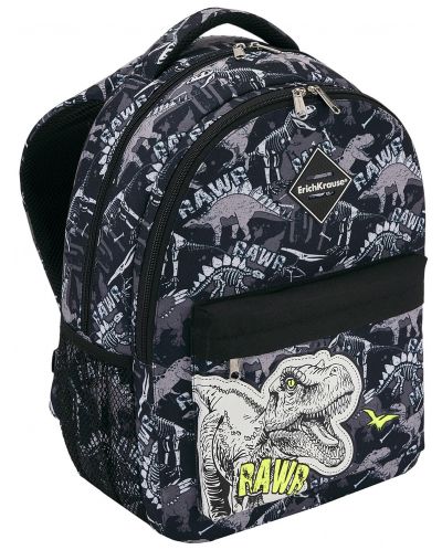Σχολική τσάντα πλάτης Erich Krause EasyLine - Dinosaur Park, 2 θήκες, 20 l - 1