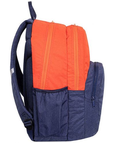 Σχολικό σακίδιο Cool Pack Rider - Πορτοκαλί και μπλε, 27 l - 2