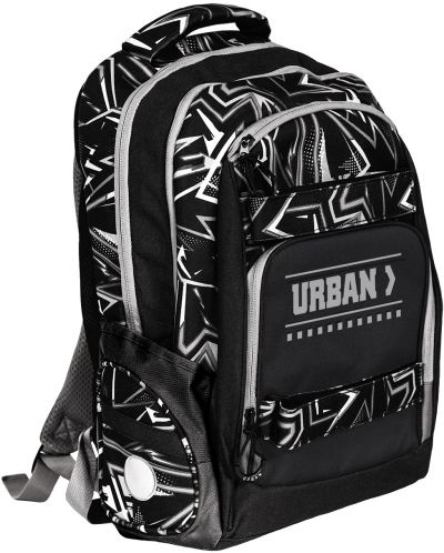 Σχολική ανατομική τσάντα S Cool - Urban, Black Lines - 2