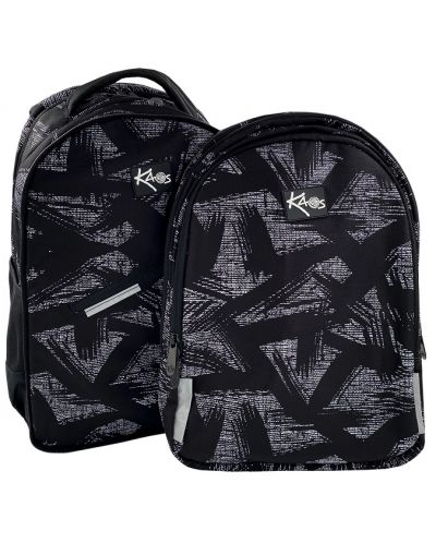 Σχολική τσάντα   Kaos 2 σε 1 - Raw, 4 θήκες - 7