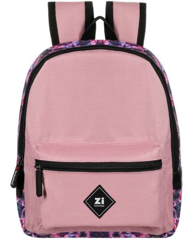 Σχολική τσάντα με μοτίβα λουλουδιών Zizito - Zi, ροζ - 1