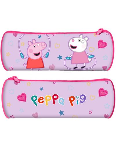 Σχολική κασετίνα  Kids Licensing - Peppa Pig, με 1 φερμουάρ  - 1