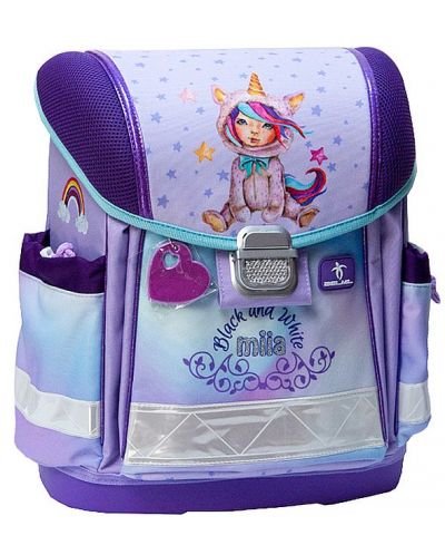 Μαθητικό σετ   Belmil Miia - Unicorn Girl, σακίδιο πλάτης,  κασετίνα και μια τσάντα - 3