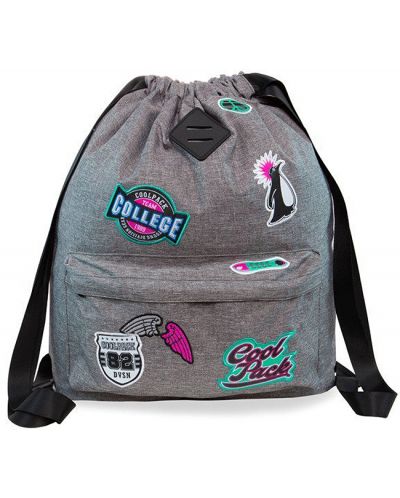 Σχολική τσάντα  Cool Pack Badges-Urban, γκρι - 1