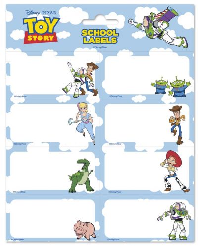 Grupo Eric - Σχολικές Ετικέτες Toy Story Pixar, 16 τεμάχια - 1
