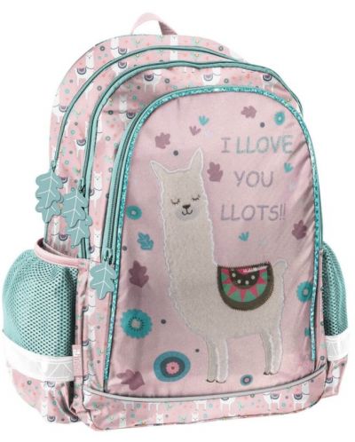 Σχολική τσάντα Paso Lama -2 θήκες  - 1