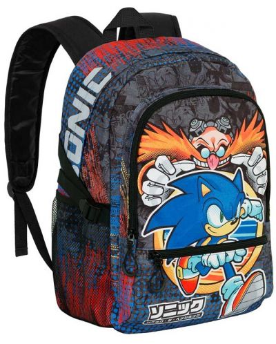 Σχολική τσάντα  Karactermania Sonic - Fan, Checkpoint - 3