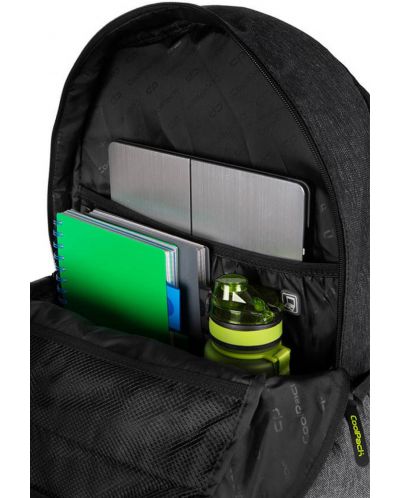 Σχολική τσάντα Cool Pack - Impact II, μαύρη-γκρι - 4