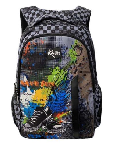 Σχολική τσάντα  Kaos Urban - Enjoy, 3 θήκες - 1