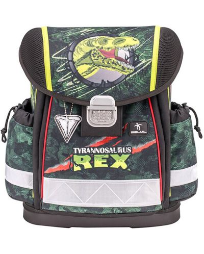 Σχολική τσάντα-κουτί Belmil - World of T-rex, με σκληρό πάτο - 2