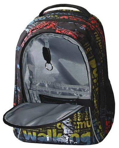 Σχολική τσάντα  Kaos 2 σε  1 - Walking, 4 θήκες - 6