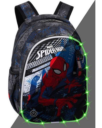 Σακίδιο πλάτης φωτεινό με LED Cool Pack Jimmy - Spider-Man - 2