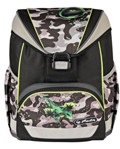 Σχολική τσάντα Herlitz UltraLight - Camo Dragon - 1