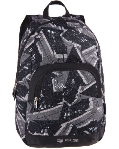 Σχολική τσάντα Pulse Solo - Gray Triangle - 1