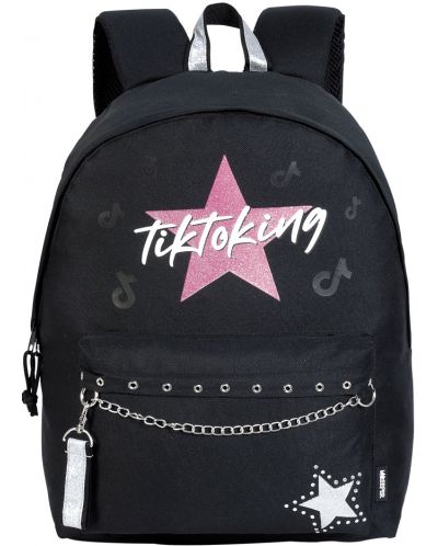 Σχολική τσάντα   Unkeeper Tiktoking Around - Star, μαύρη  - 1