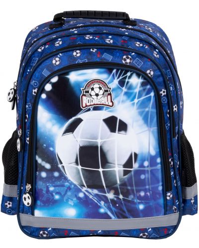 Σχολική τσάντα  Derform Football 17 -με 3 θήκες  - 2