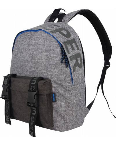 Σχολική τσάντα  Unkeeper Buckles - Ανοιχτό γκρι - 1