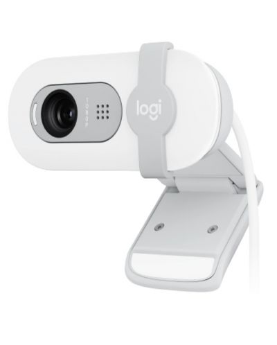 Web κάμερα Logitech - Brio 100, 1080p, άσπρη - 1