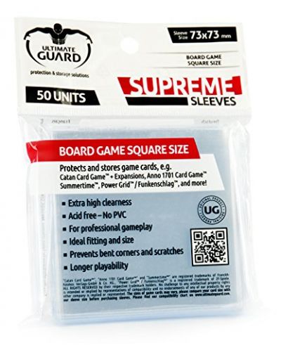 Προστατευτικά κάρτες   Ultimate Guard - Square -50 τεμ. - 1