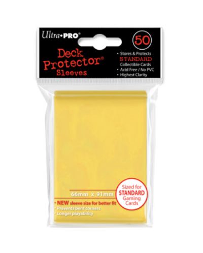 Ultra Pro Card Protector Pack - Standard Size - κίτρινο - 1