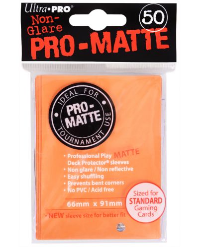 Ultra Pro Card Protector Pack - Standard Size - Πορτοκαλί - 1