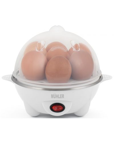 Λέβητας αυγών Muhler - ME-271, 350W, 7 αυγά,λευκό - 1