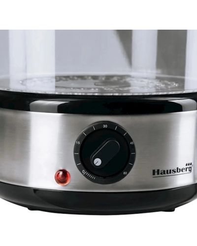 Σκεύος μαγειρέματος Ατμού Hausberg - HB-1355, 400W,3 επιπέδων, μαύρο - 3