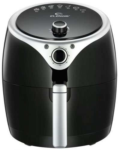 Φριτέζα ζεστού αέρα  Elekom - 20135, Air Fryer, 1400 W, 3.5l, μαύρη  - 2