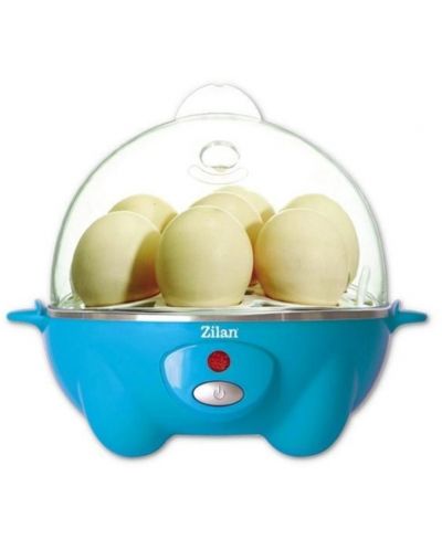 Συσκευή βρασίματος αυγών Zilan - ZLN8068, 7 τεμ., διάφανο/μπλε - 1