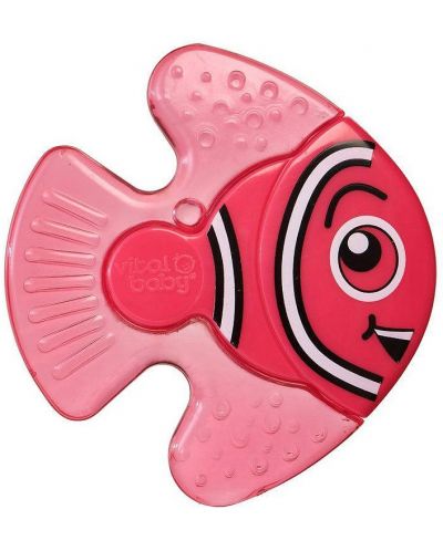 Καταπραϋντικά μασήματα με δροσιστική δράση Vital Baby -Ψάρι, 2 τεμάχια, μωβ και ροζ - 3