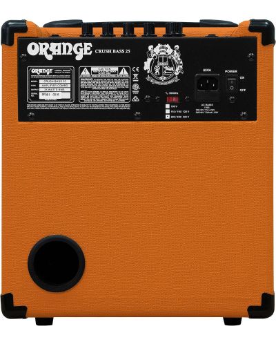 Ενισχυτής κιθάρας Orange - Crush Bass 25 Combo 1x8'', πορτοκαλί - 3