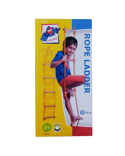 Ξύλινη Σκάλα με σχοινί Woody - 1