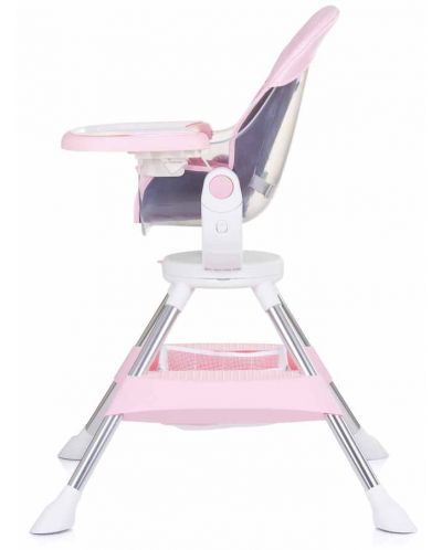Περιστρεφόμενη καρέκλα φαγητού Chipolino - Vision, ροζ - 4