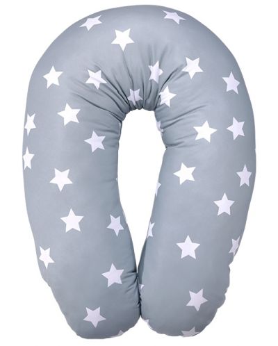 Μαξιλάρι θηλασμού  Lorelli - Αστέρια, 190 cm, Blue Grey Mist - 1