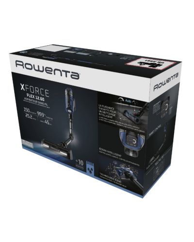 Κάθετη ηλεκτρική σκούπα Rowenta - XForce Flex 12.60 Aqua,μπλε - 8