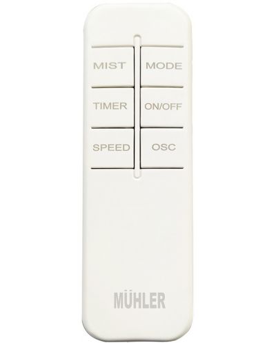 Ανεμιστήρας Muhler - MF-1679RC, 16", όρθιος, νερομίχλη, μαύρος/λευκός - 3