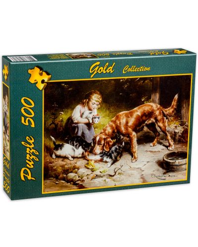 Παζλ Gold Puzzle 500 κομμάτια -Απογευματινό πάρτυ - 1