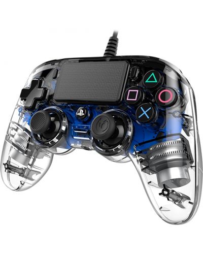 Χειριστήριο Nacon за PS4 - Wired Illuminated, crystal blue - 5