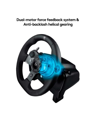 Τιμόνι Logitech - G920 Driving Force, Xbox One/PC, μαύρο - 5