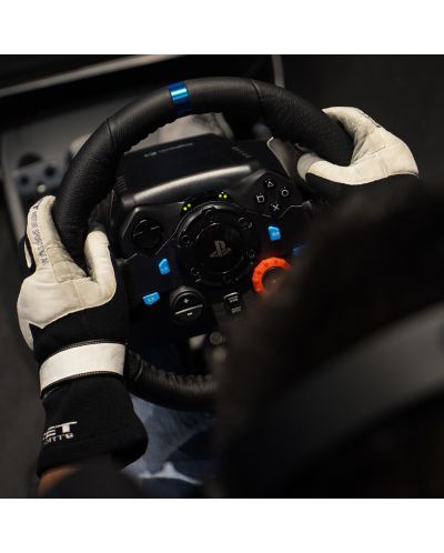 Τιμόνι με πεντάλια Logitech - G29, για PC και PS4/PS5, μαύρο - 3