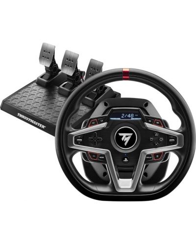 Τιμονιέρα με πεντάλ Thrustmaster - T248P, μαύρη - 1