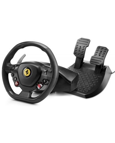 Τιμόνι με πεντάλια Thrustmaster - T80 Ferrari 488, για PS5, PS4, PC - 1