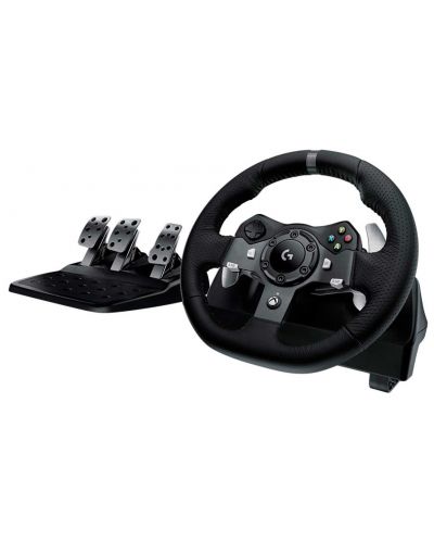 Τιμόνι Logitech - G920 Driving Force, Xbox One/PC, μαύρο - 1