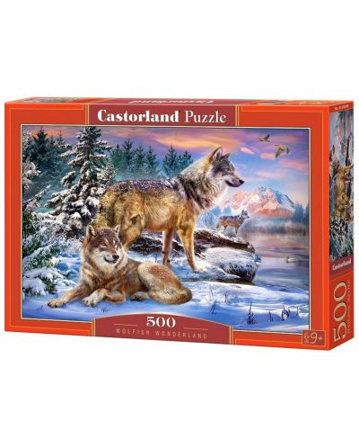 Παζλ Castorland 500 κομμάτια - Παραμύθι για λύκους  - 1