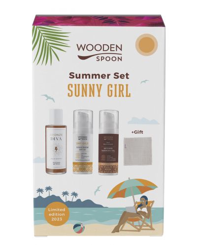 Wooden Spoon Καλοκαιρινό σετ  Sunny Girl 3 μέρη + Δώρο - 1