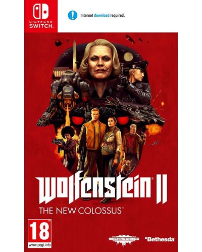 Wolfenstein 2: The New Colossus - Κωδικός σε κουτί (Nintendo Switch) - 1